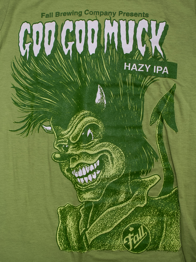 Goo Goo Muck Shirt Green - Fall Brewing Company
